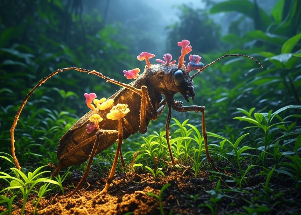 ¿Sabías que hay hongos que convierten a los insectos en zombis?